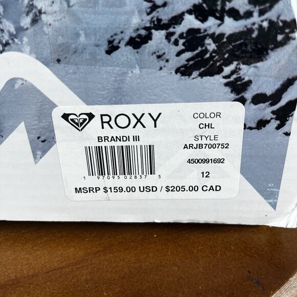 Roxy Alpine Collection BRANDI IIl Suede Faux Fur Snow Women Size 12 Boots Brown - Picture 10 of 11